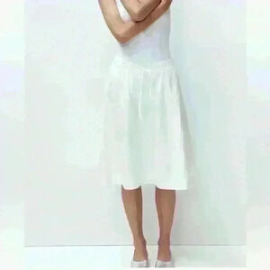 H&M Divided Nylon Circle Skirt sz L (runs large)